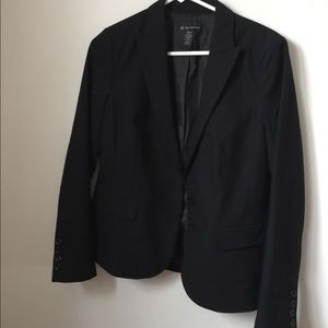 Black suit jacket